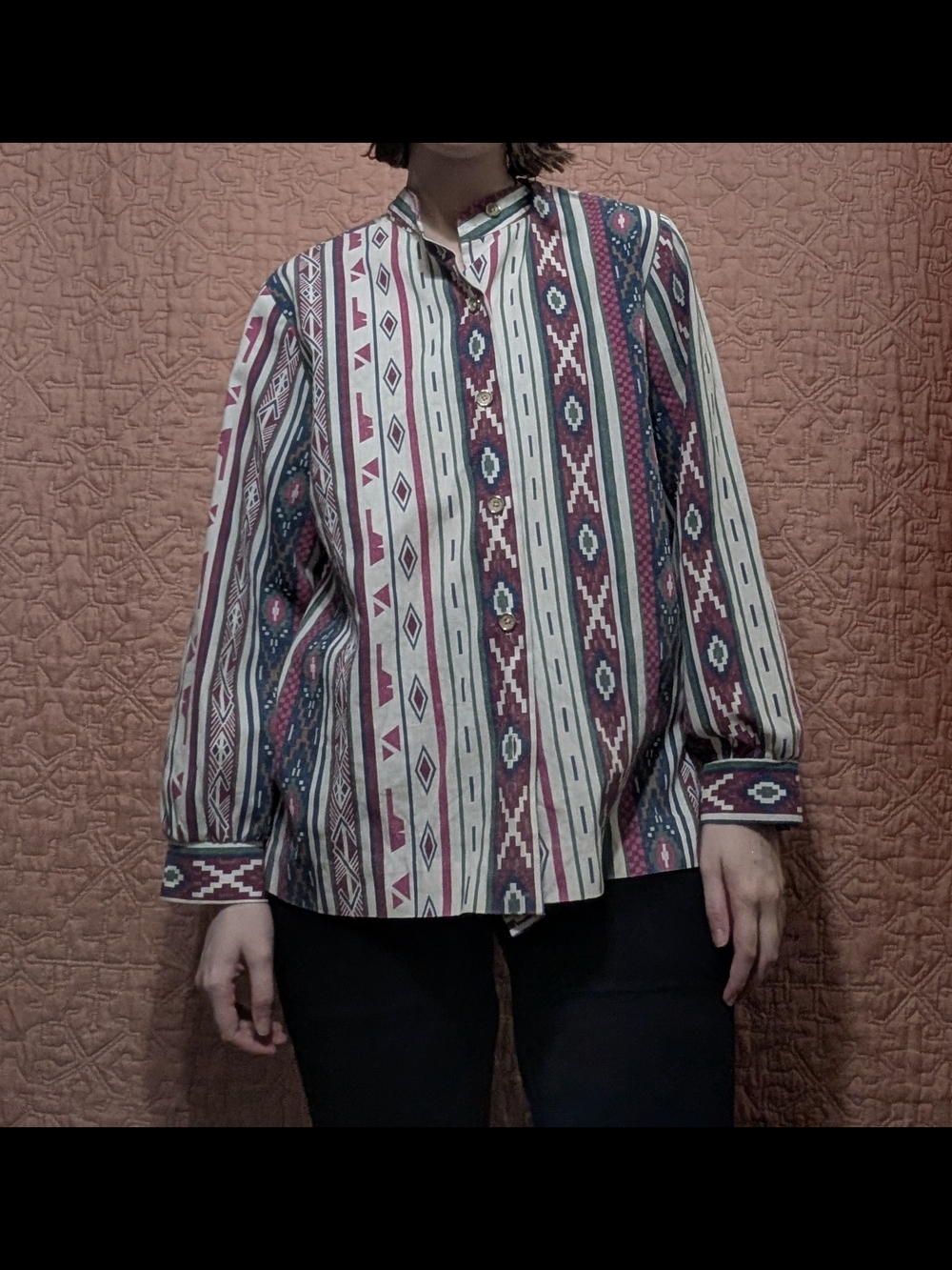 Blair Multicolor Striped Aztec Button-Down Shirt